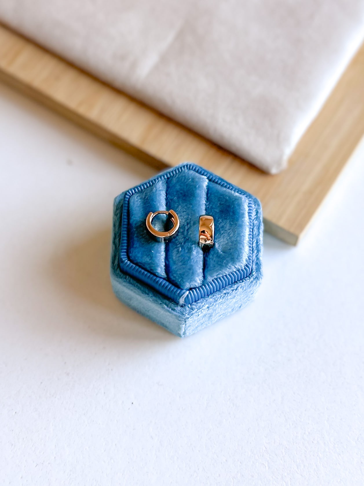 Kolczyki kółka grube mini