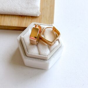 Kolczyki kwadraty szerokie