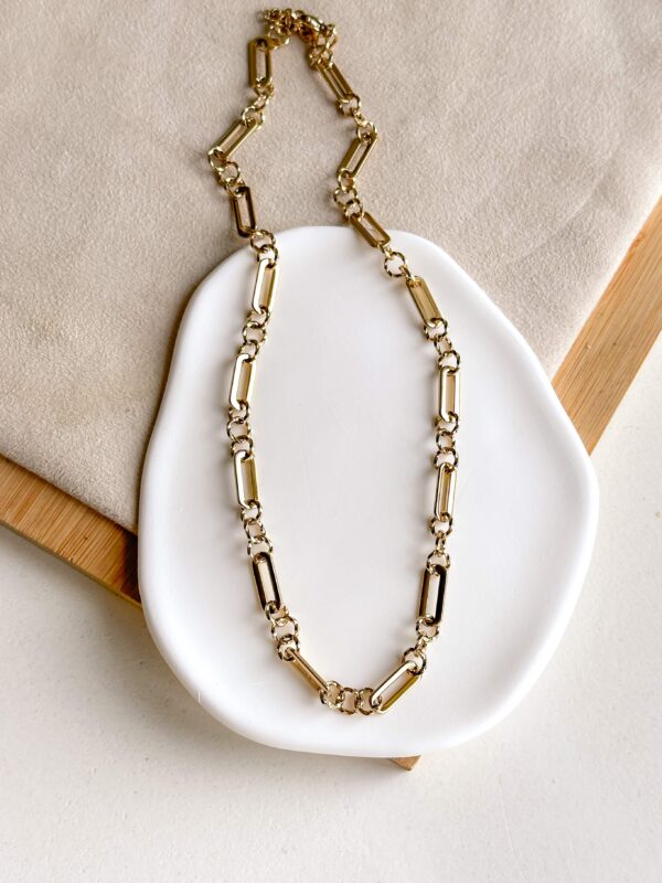 Choker gruby mieszany splot - obrazek 3