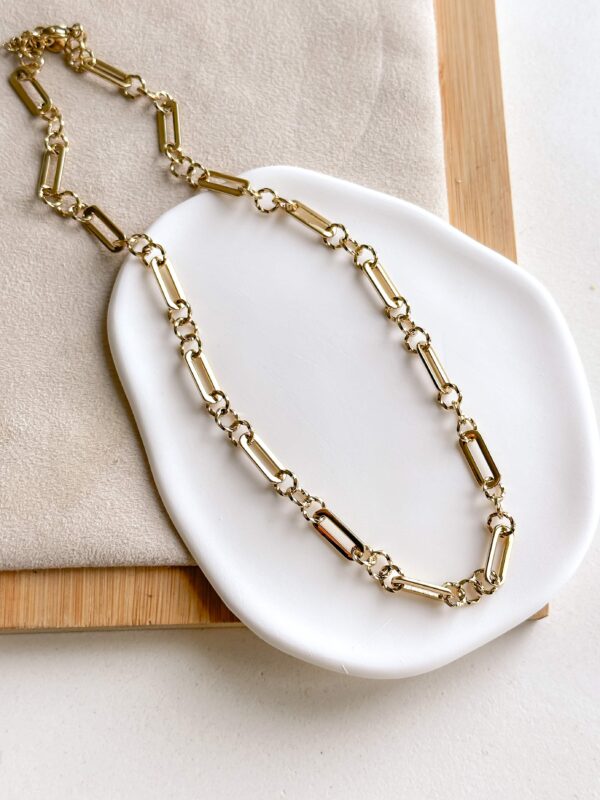 Choker gruby mieszany splot