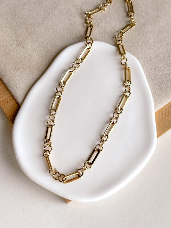 Choker gruby mieszany splot - obrazek 2