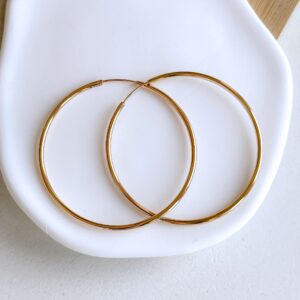 Kolczyki koła duże 6,5 cm