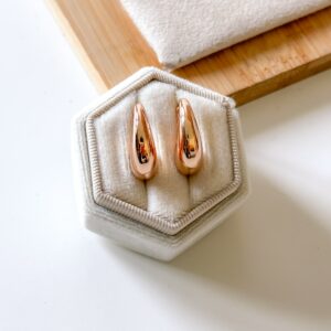 Kolczyki HIT sezonu koszyczki gładkie