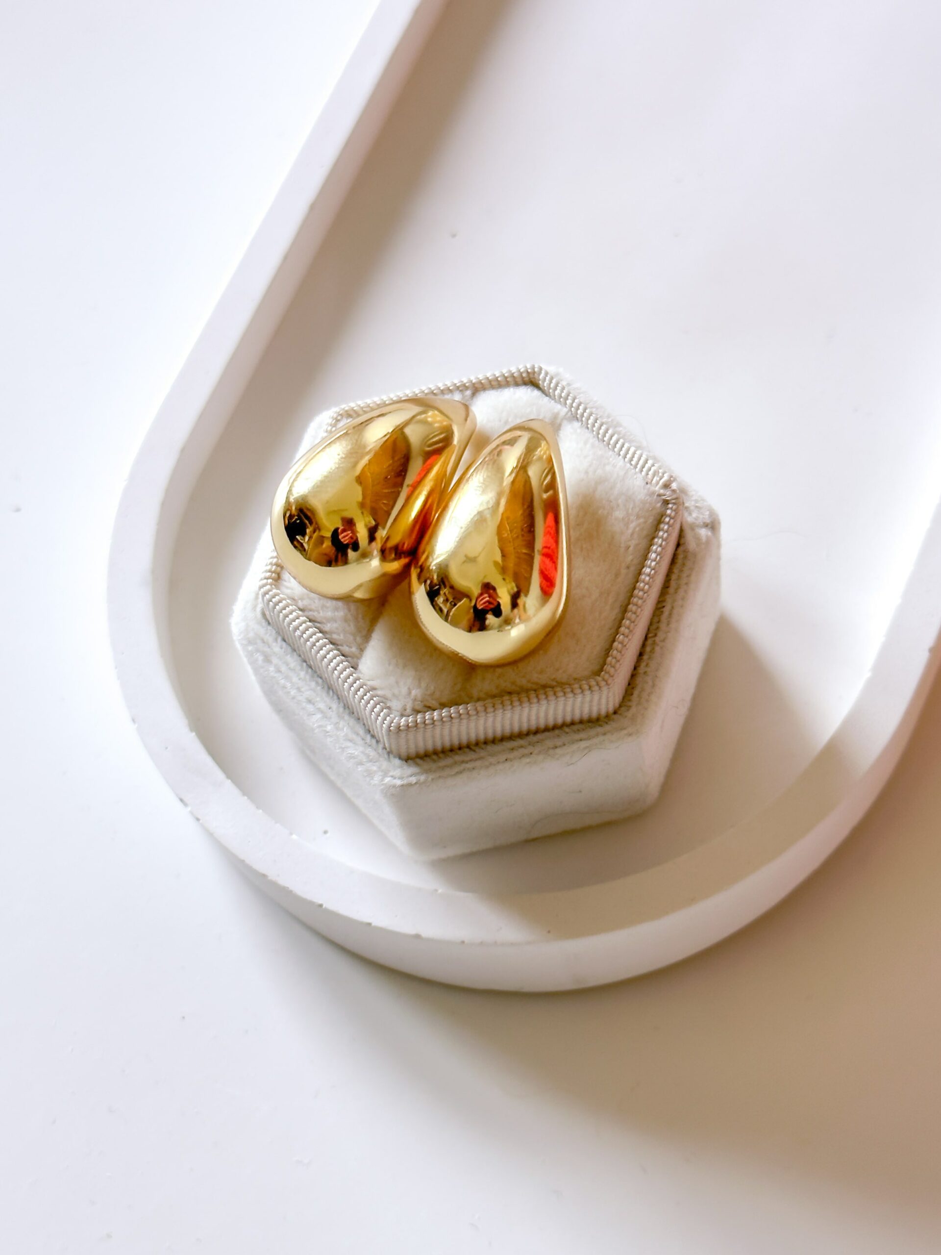 Kolczyki BOWL krople łezki HIT JESIENI - obrazek 3