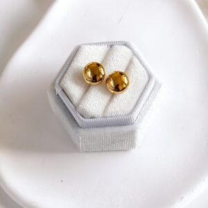 Kolczyki okrągłe pastylki