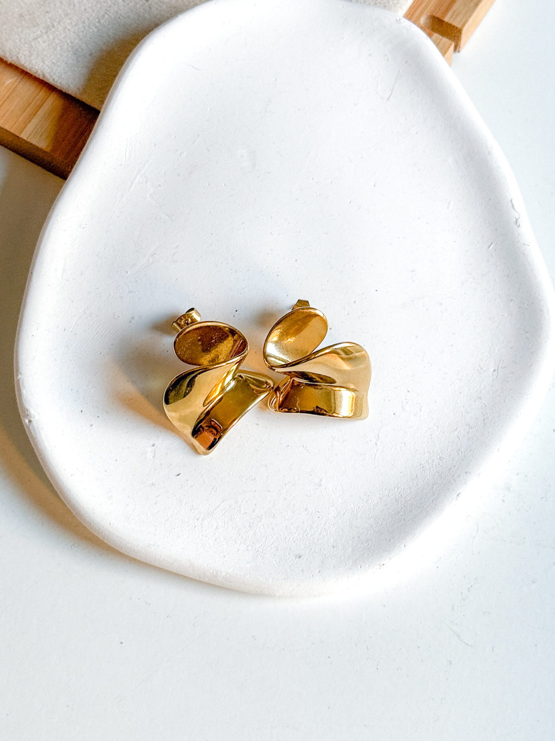 Kolczyki masywne skręt HIT JESIENI 2025 - obrazek 3