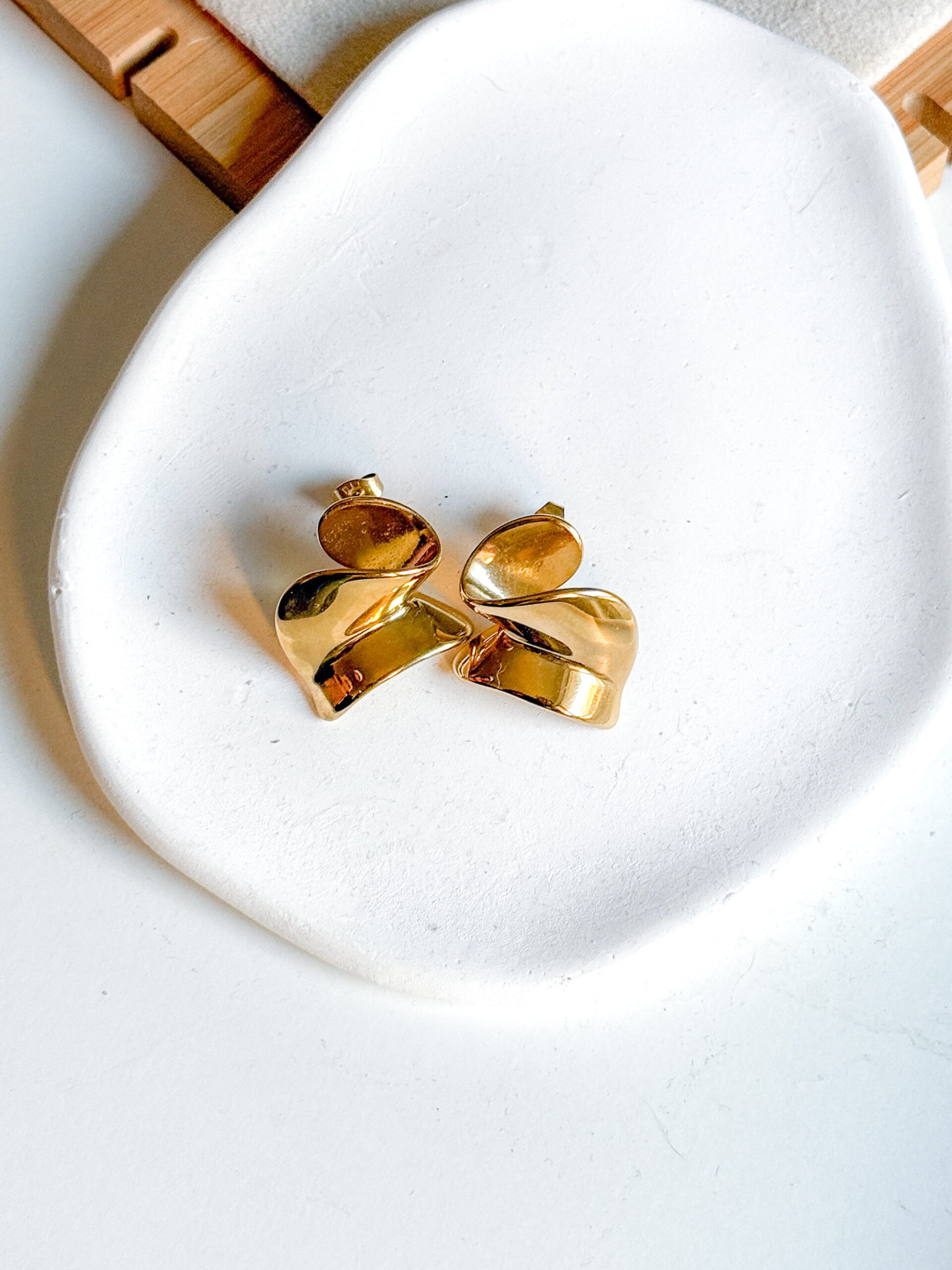 Kolczyki masywne skręt HIT JESIENI 2025 - obrazek 2