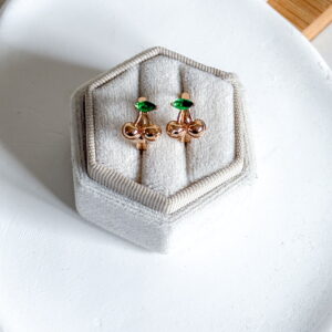 Kolczyki wisienki złote