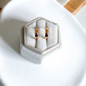 Kolczyki kółka średnie gładkie