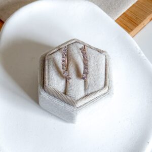 Kolczyki NAUSZNICE kryształki