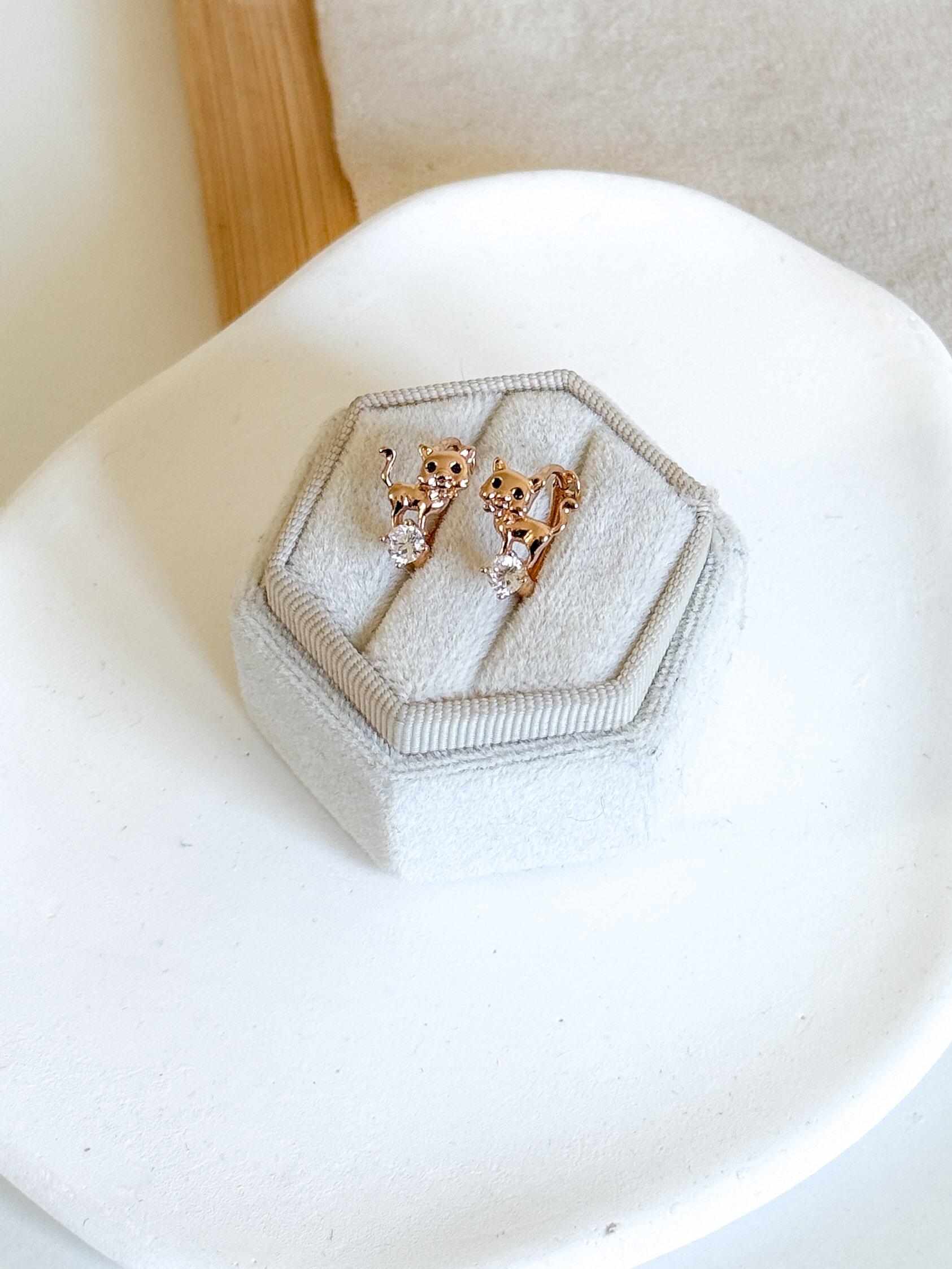 Kolczyki kotki małe - obrazek 2