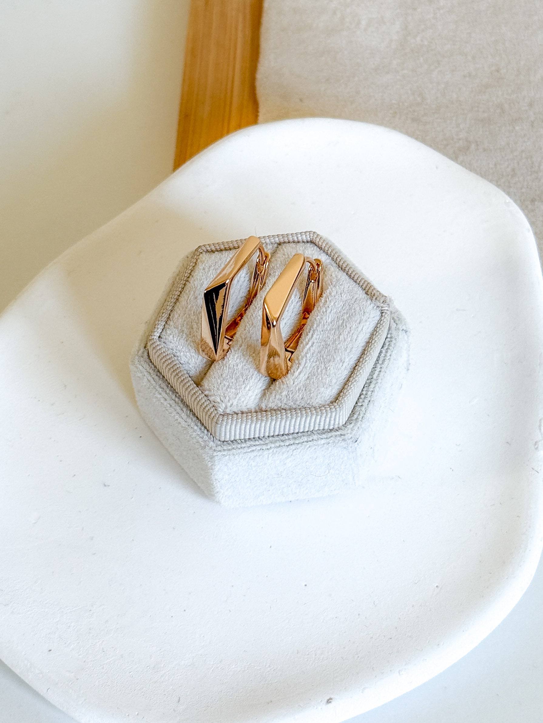 Kolczyki kwadraty duże