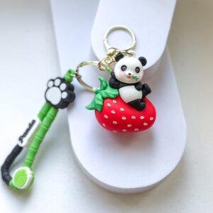 Brelok Panda Truskawka no.1