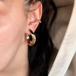 Kolczyki falista elegancja