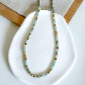 Naszyjnik kamienie naturalne amazonit