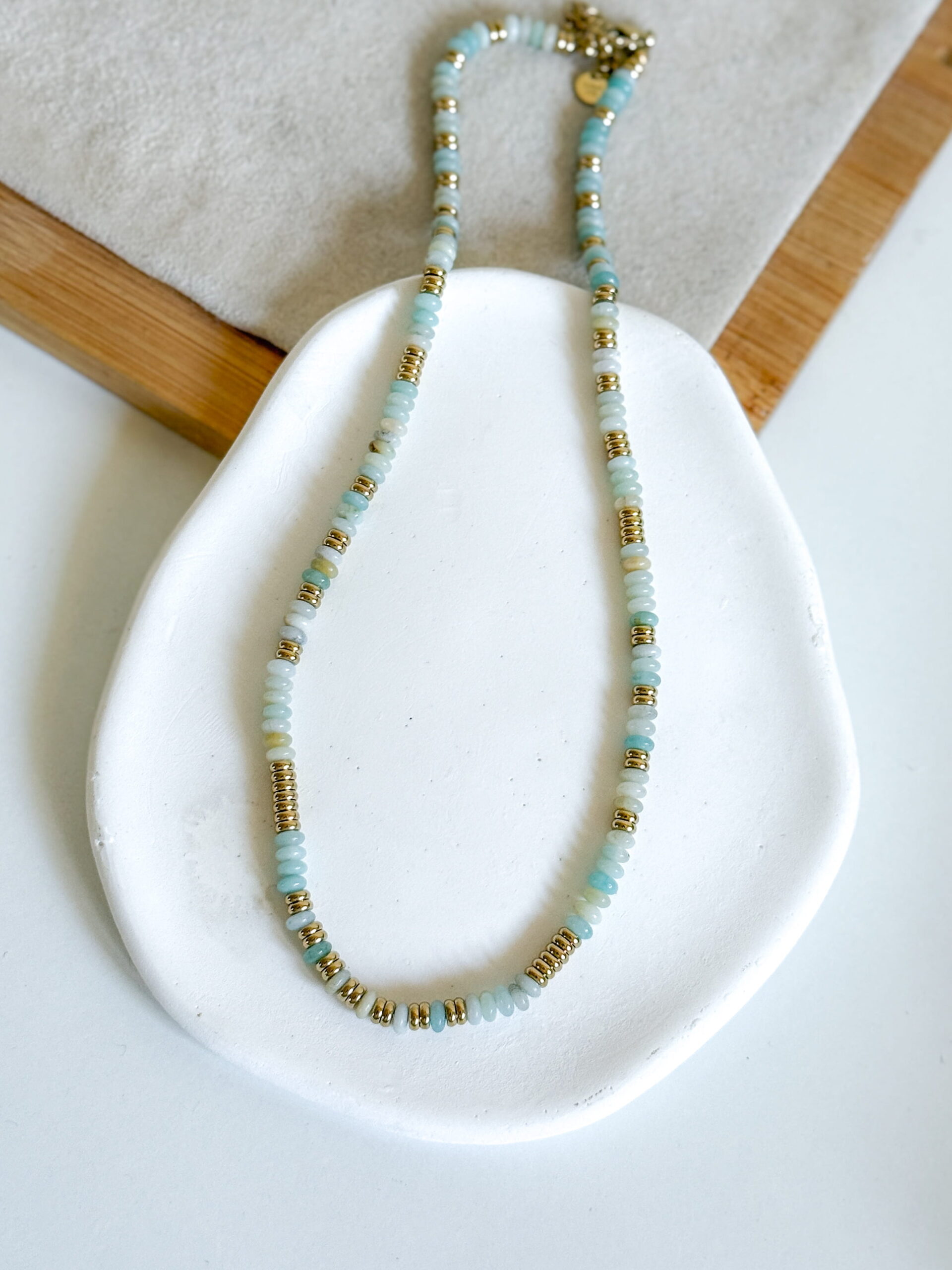 Naszyjnik kamienie naturalne amazonit