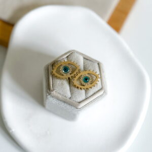 Kolczyki oko cyrkonie