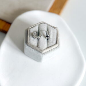 Kolczyki HIT sezonu koszyczki mini w kolorze srebrnym