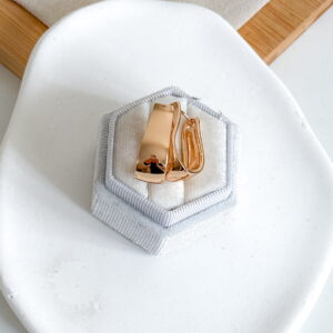 Kolczyki duże szerokie podkowy owale